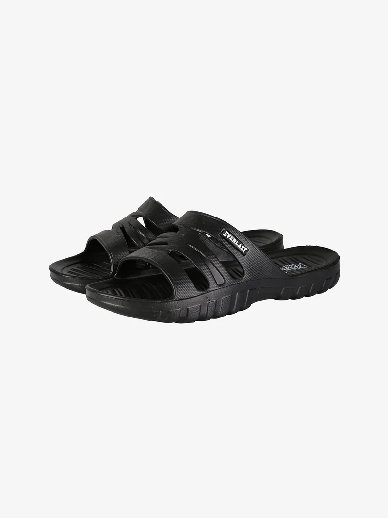 Ciabatte da donna in gomma - nero