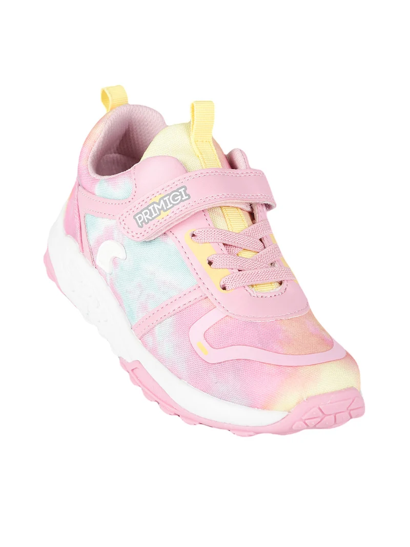 Sneakers da bambina con strappo - rosa