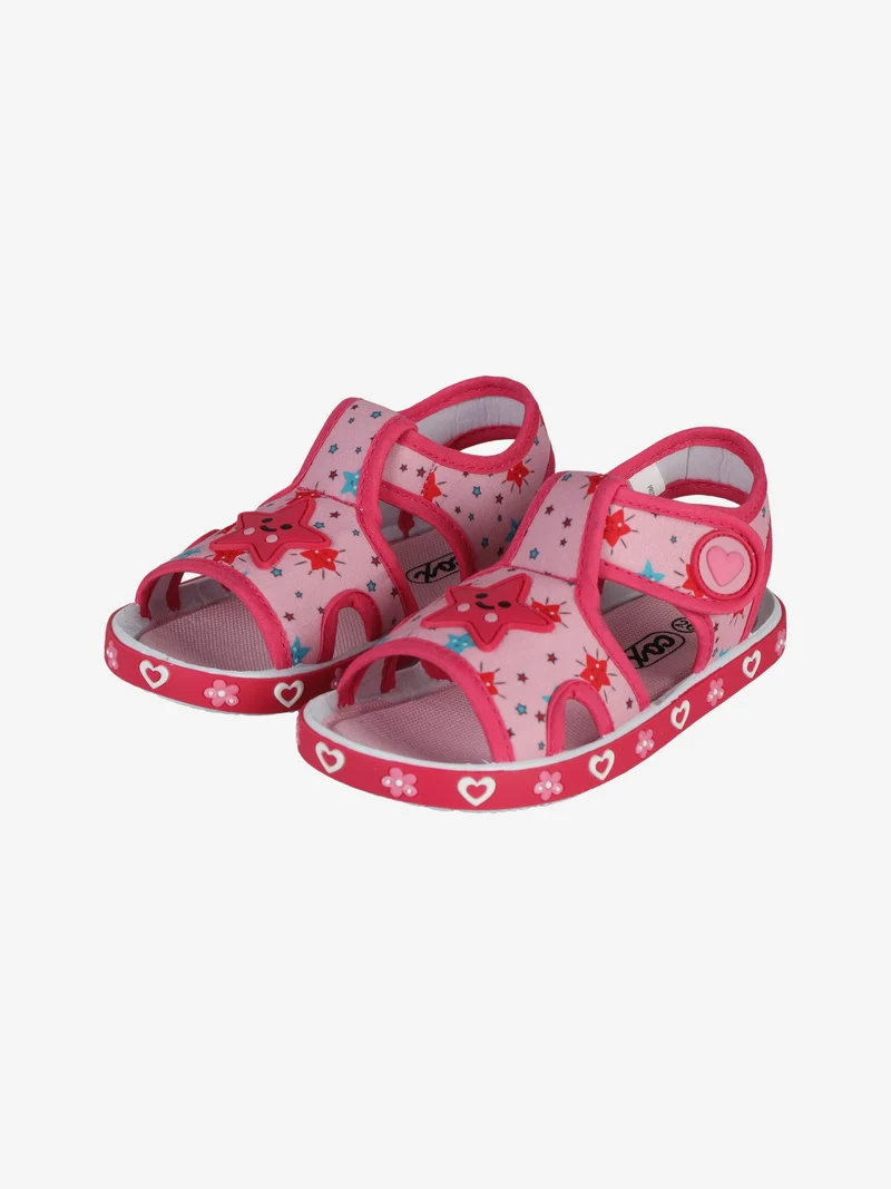 Sandali da bambina con strappo - rosa