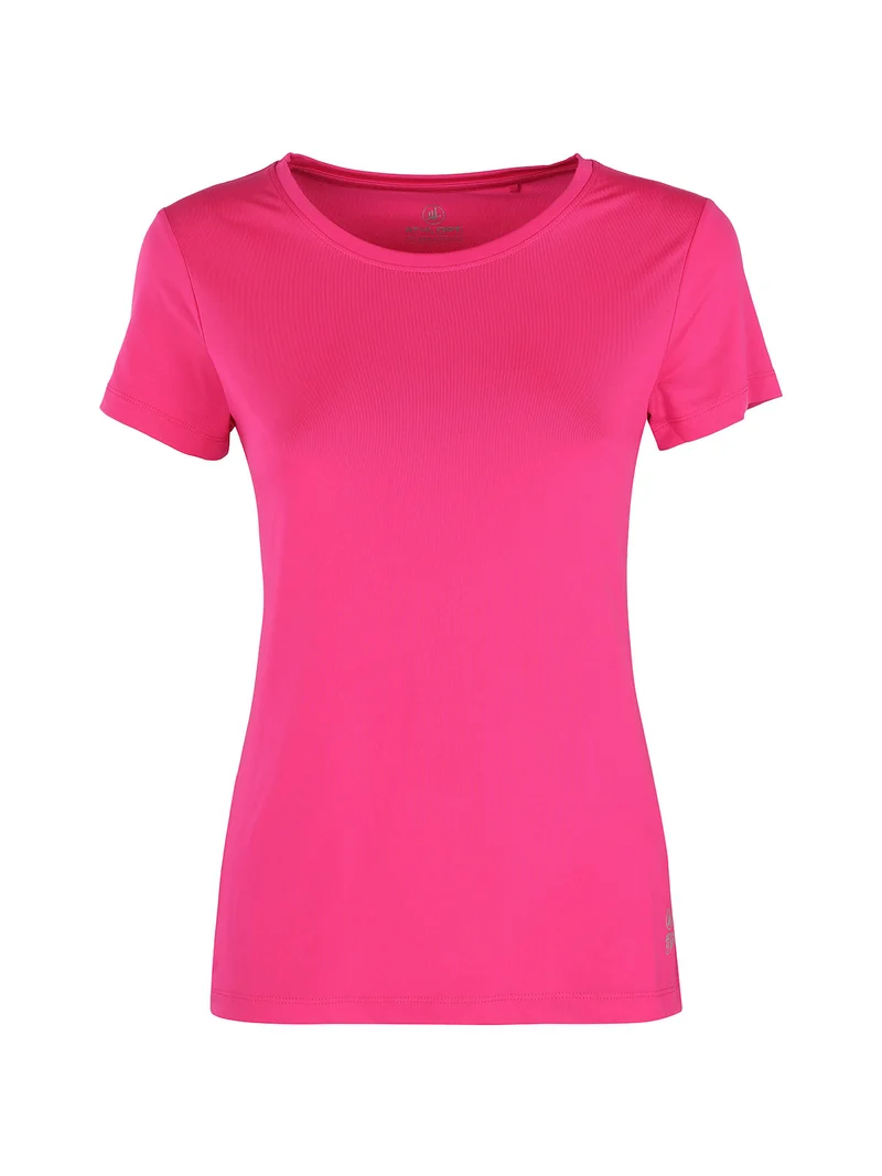 T-shirt sportiva da donna in tessuto tecnico - fucsia