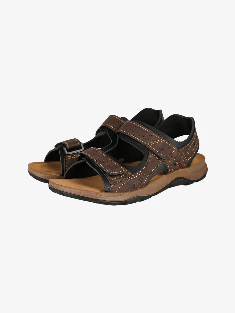 Sandali da uomo con strappi - moro
