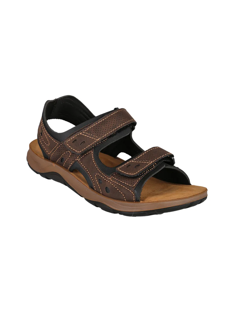 Sandali da uomo con strappi - moro