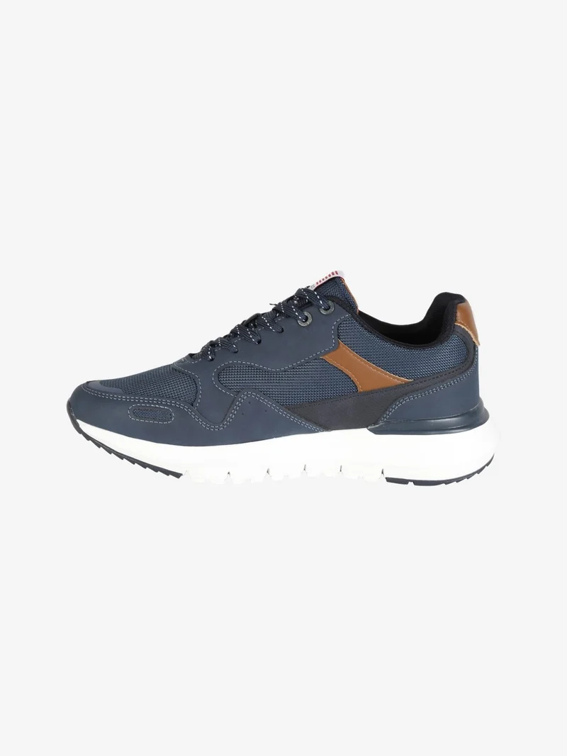 Sneakers da uomo stringate - blu scuro