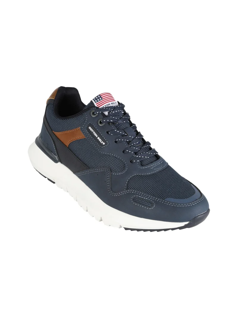 Sneakers da uomo stringate - blu scuro