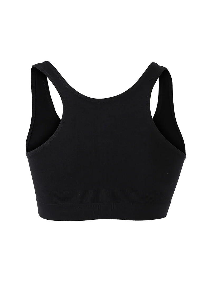 Brassiere donna push-up in microfibra - nero
