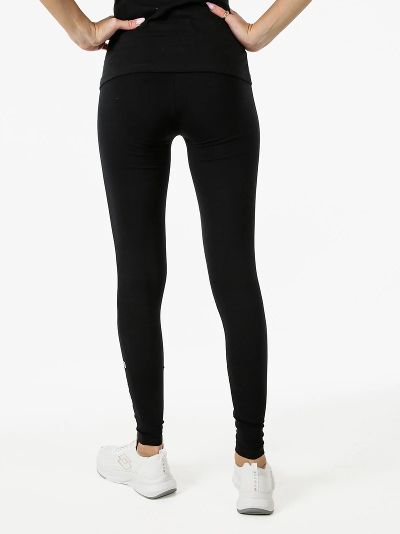 Leggings sportivi da donna con logo - bianco