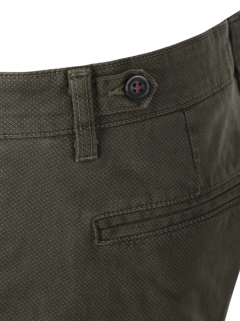 Pantaloni uomo slim fit con stampa micro texture - militare