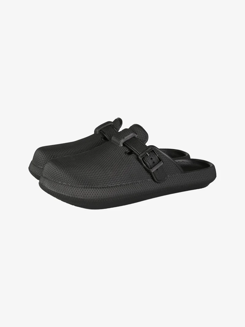 Ciabatte sabot da uomo in gomma - nero