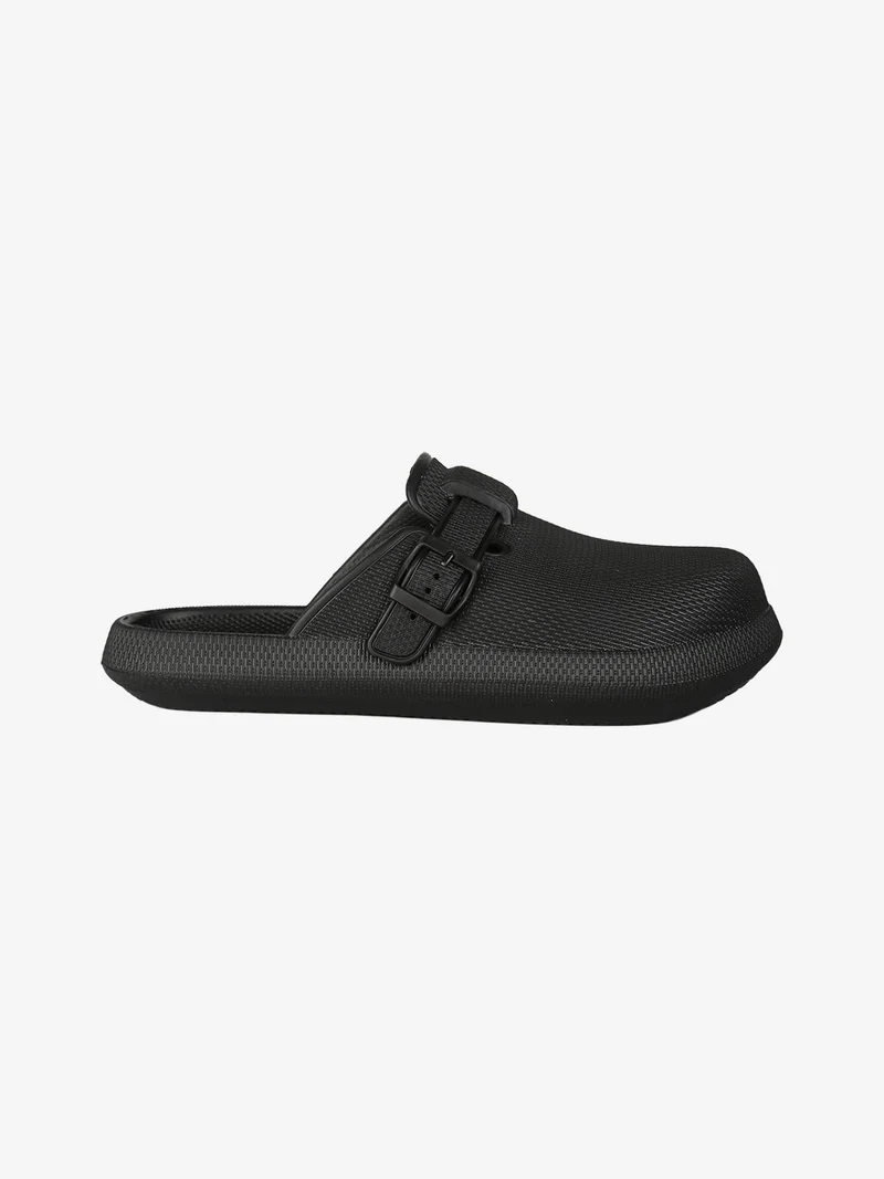 Ciabatte sabot da uomo in gomma - nero