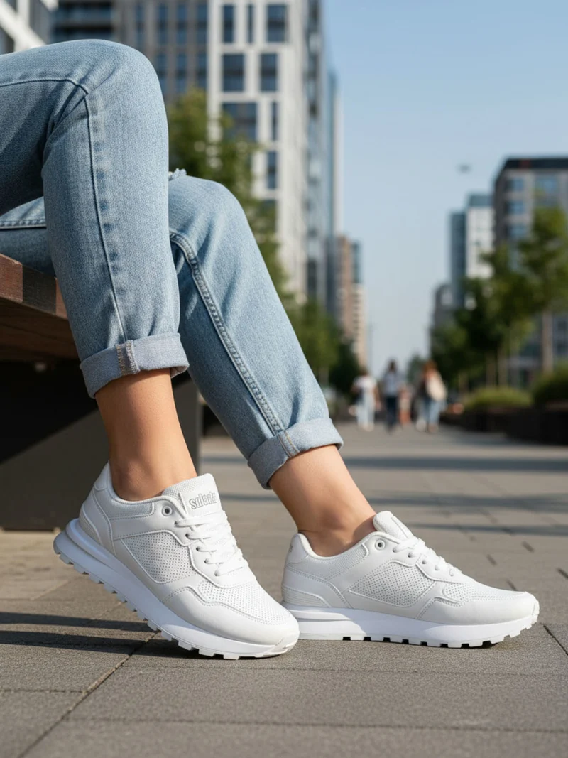 Sneakers da donna - bianco