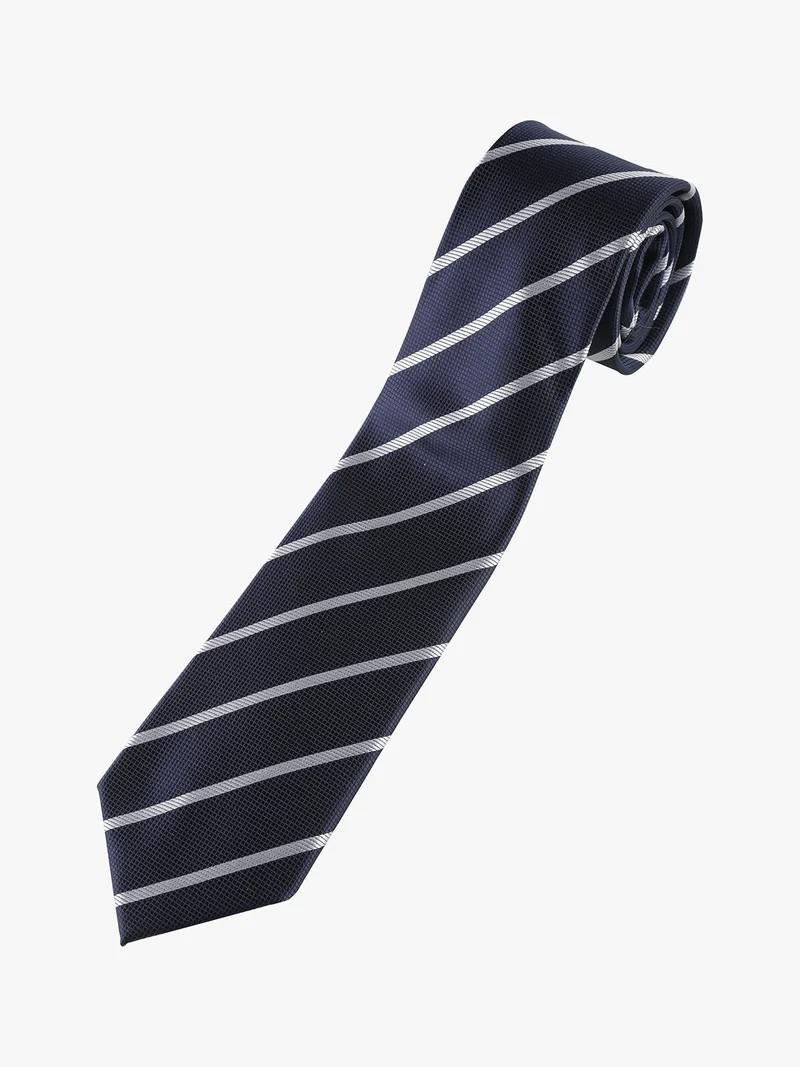 Cravatta classica da uomo - blu scuro
