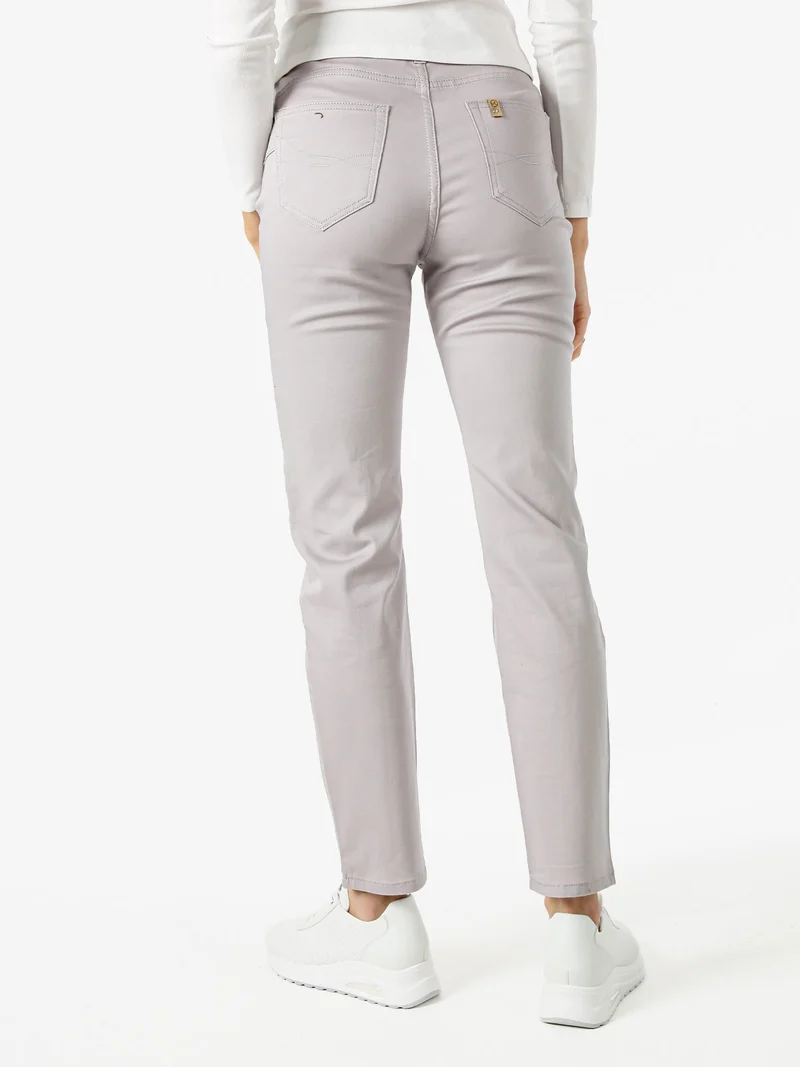 Pantaloni regular da donna - grigio