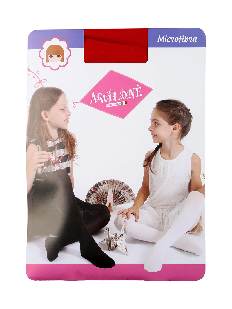 Collant da bambina 50 denari - rosso