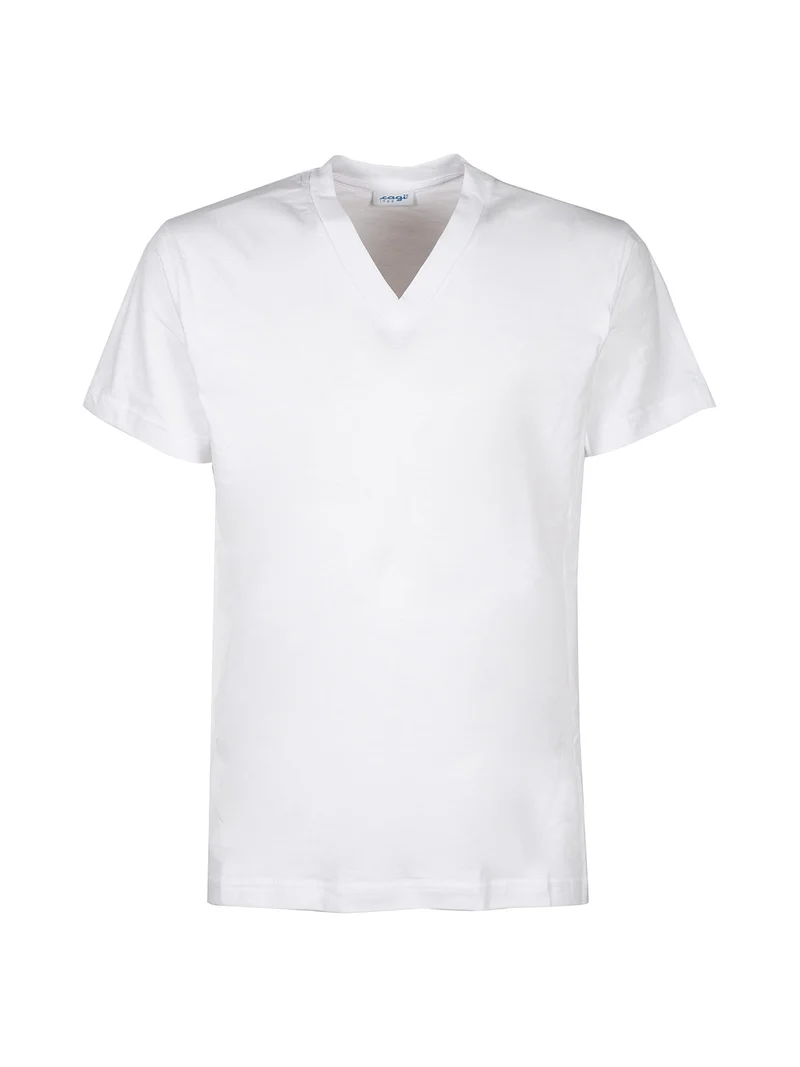 Maglia intima da uomo scollo a V - bianco