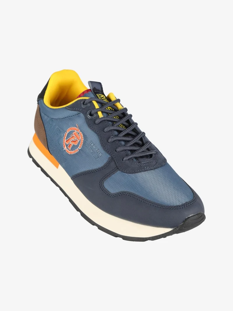 Sneakers stringate da uomo - blu