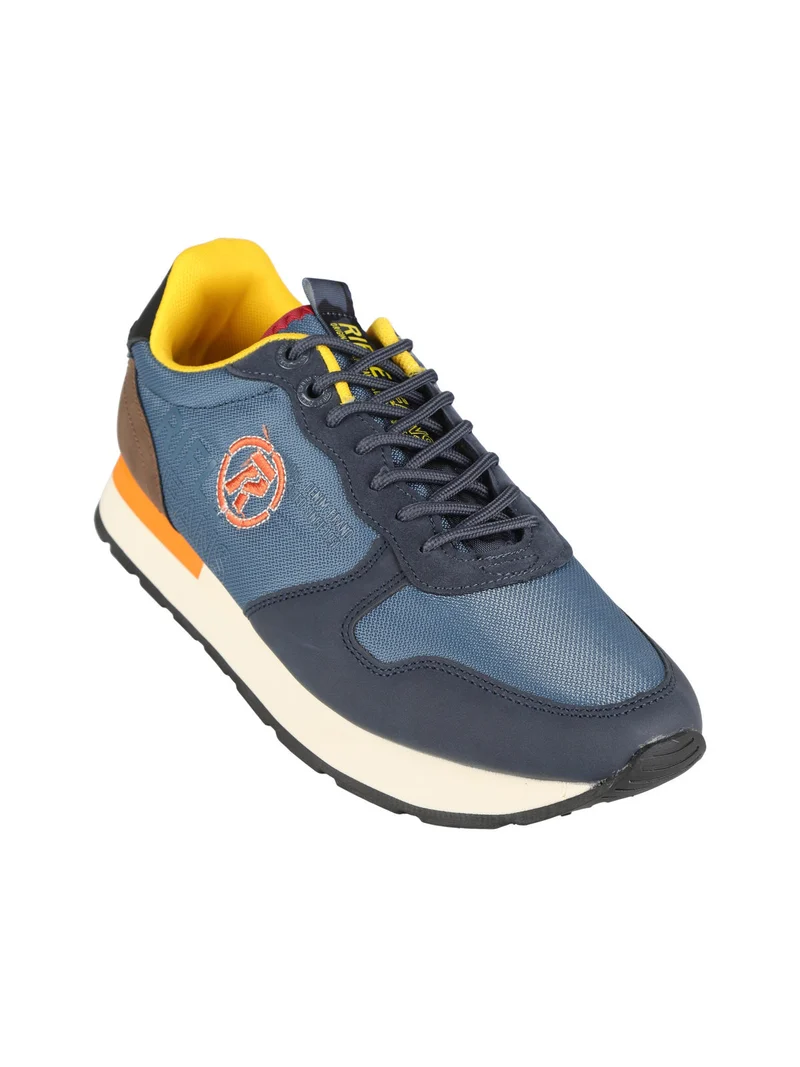 Sneakers stringate da uomo - blu