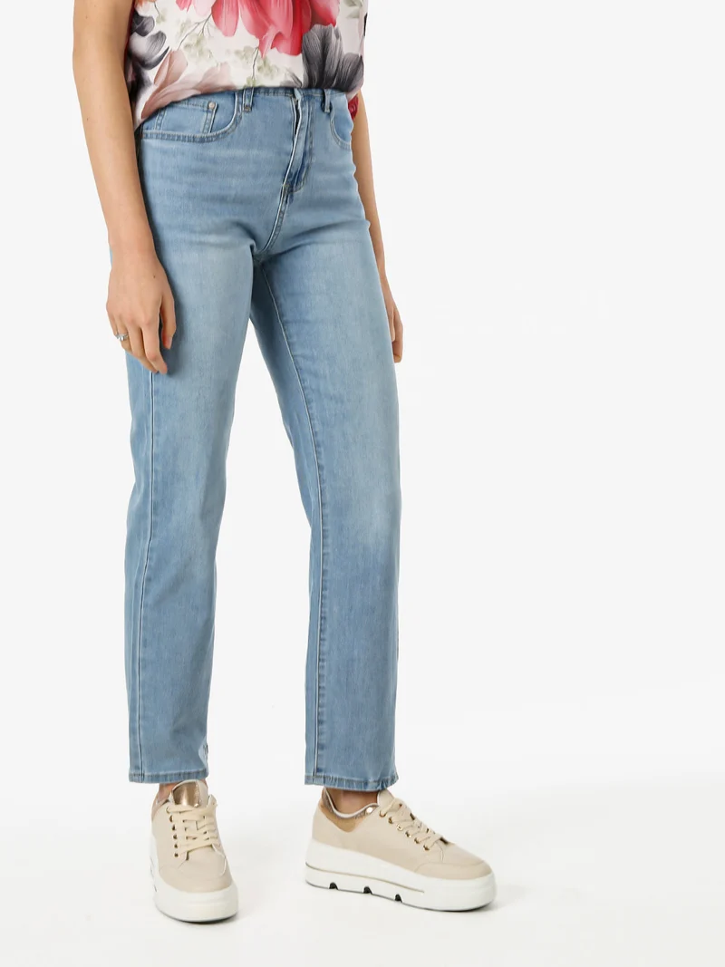 Jeans leggeri da donna a vita alta - jeans