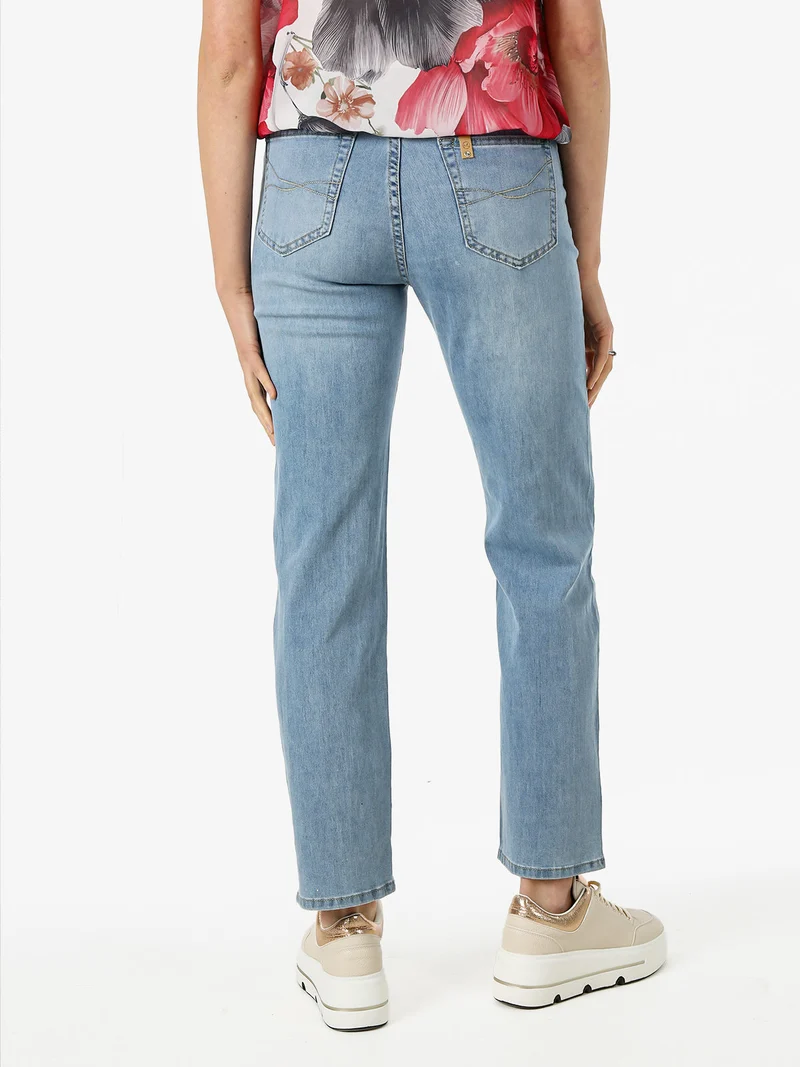 Jeans leggeri da donna a vita alta - jeans