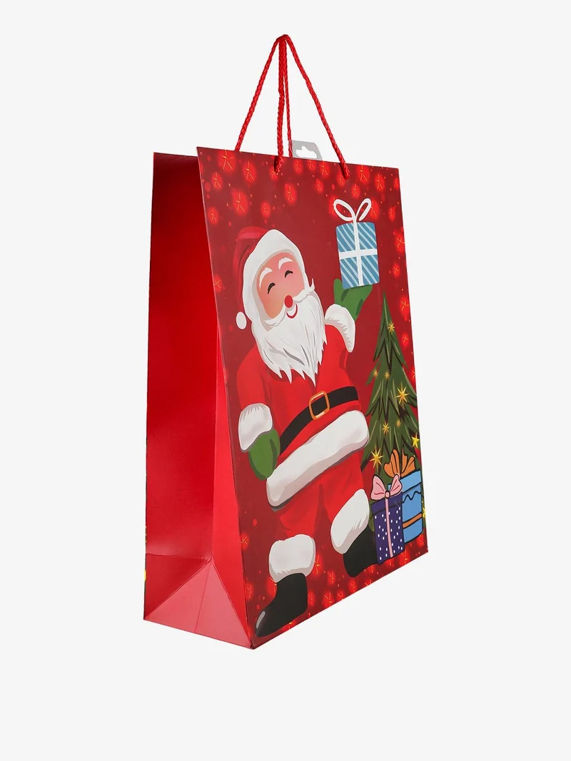 Sacchetto regalo Babbo Natale grande