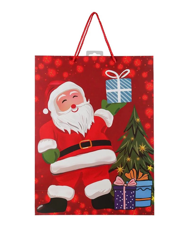 Sacchetto regalo Babbo Natale grande