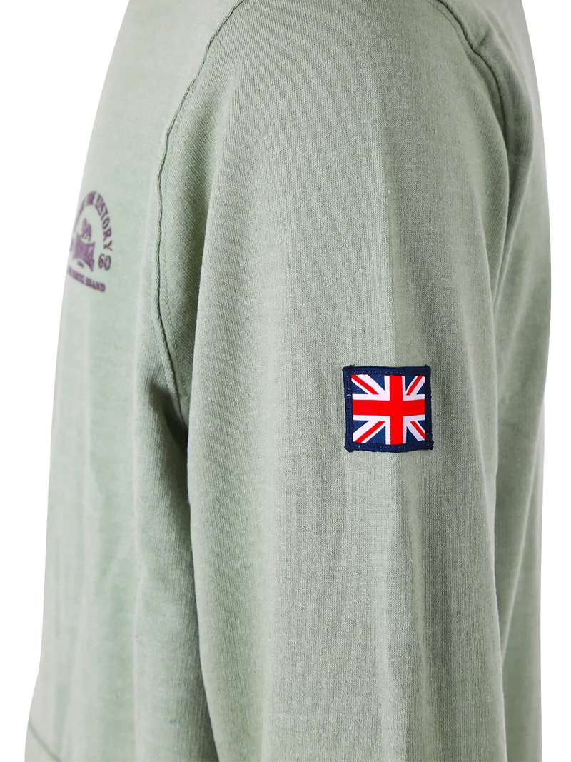Completo tuta da uomo full zip - pistacchio