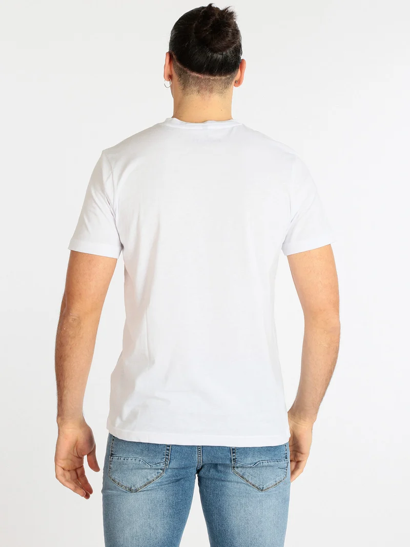 T-shirt uomo in cotone - bianco