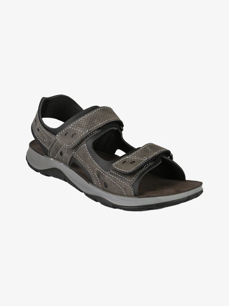 Sandali da uomo con strappi - grigio scuro
