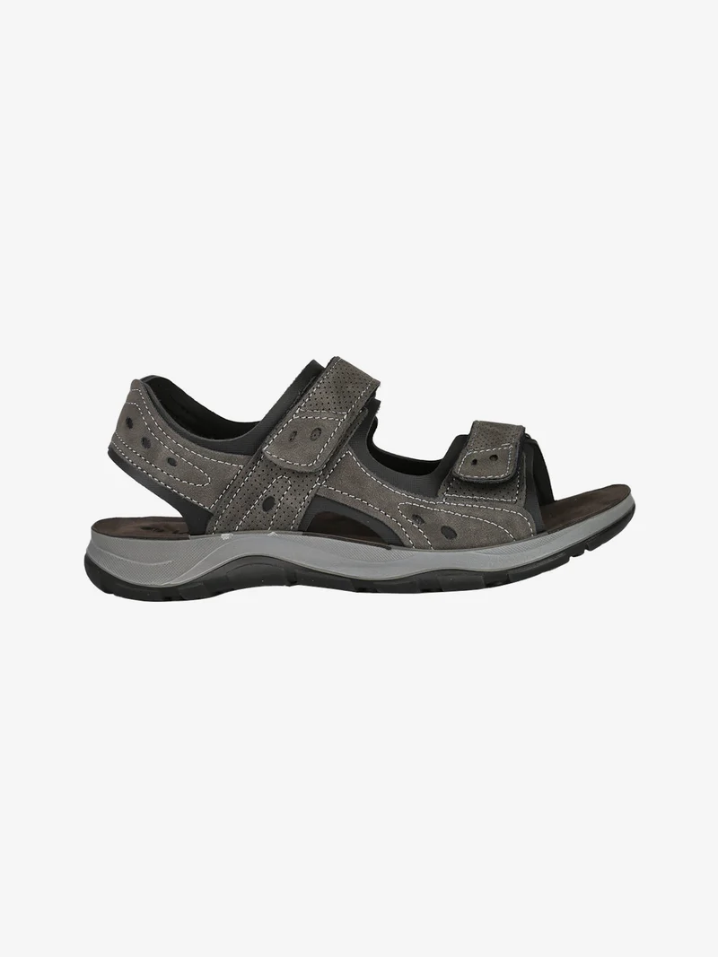 Sandali da uomo con strappi - grigio scuro