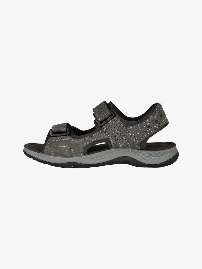 Sandali da uomo con strappi - grigio scuro