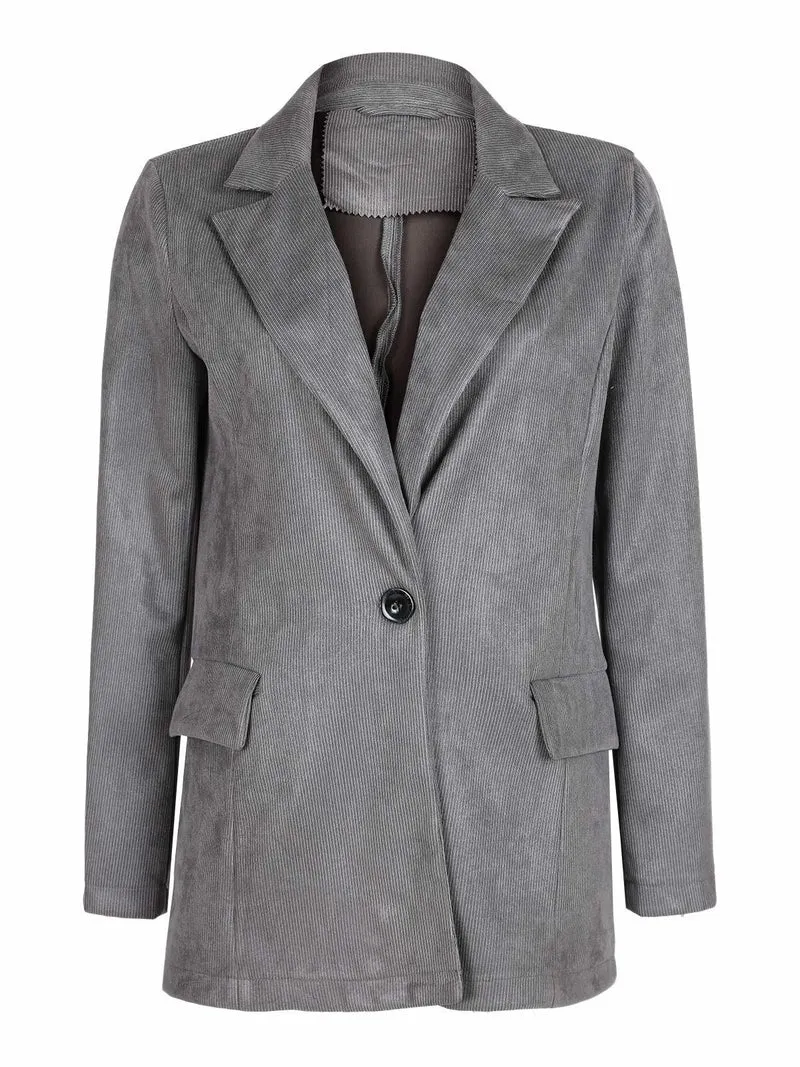 Blazer donna vintage - grigio