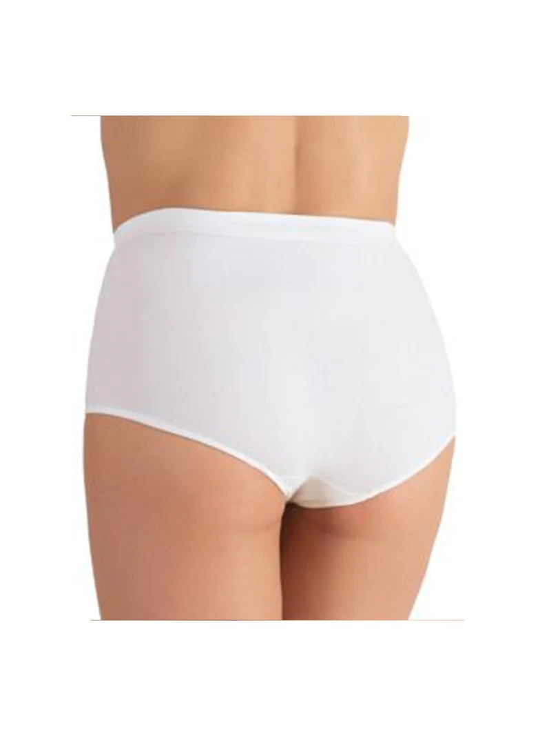 Culotte contenitiva da donna in microfibra - bianco
