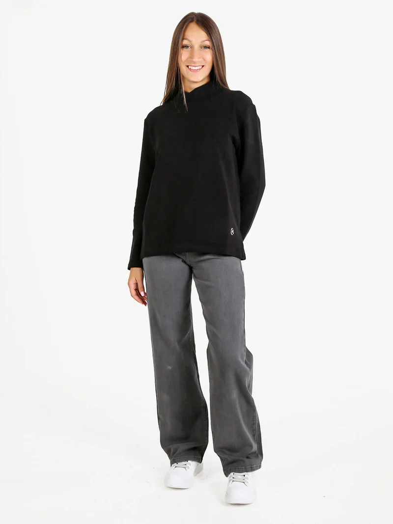 Jeans donna mom fit - grigio scuro