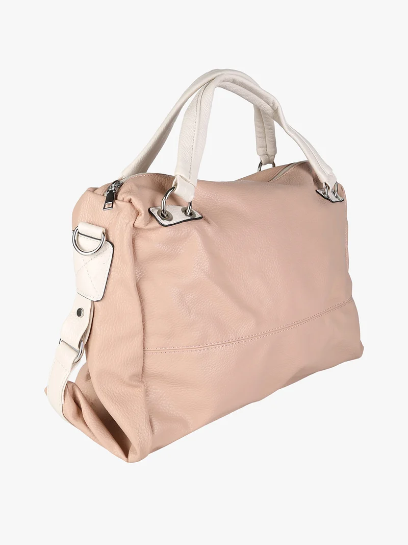 Borsa hobo da donna con doppi manici - rosa