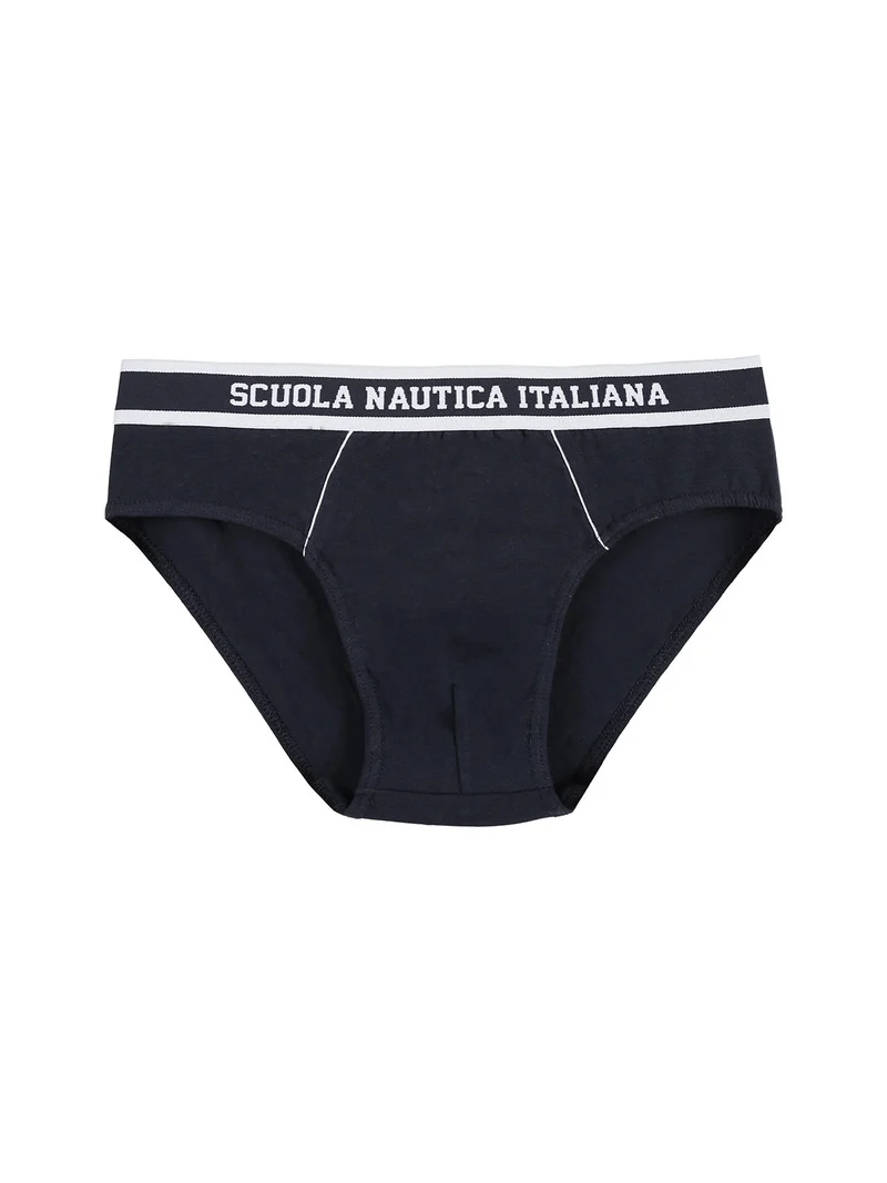 Slip da uomo in cotone - blu scuro
