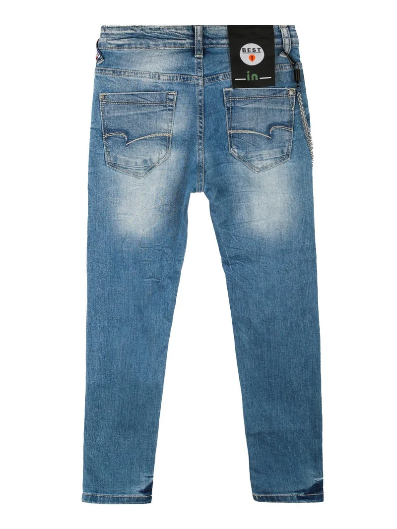 Jeans da bambino con catena - jeans