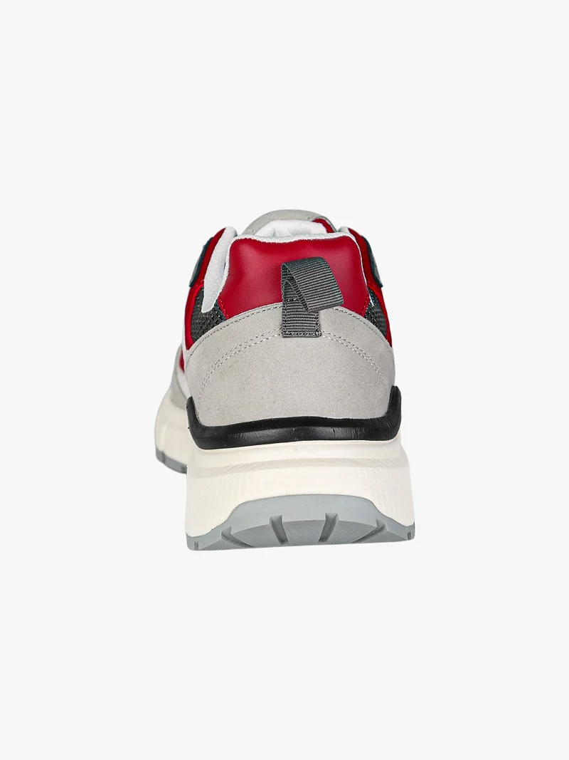 Sneakers stringate da uomo - rosso