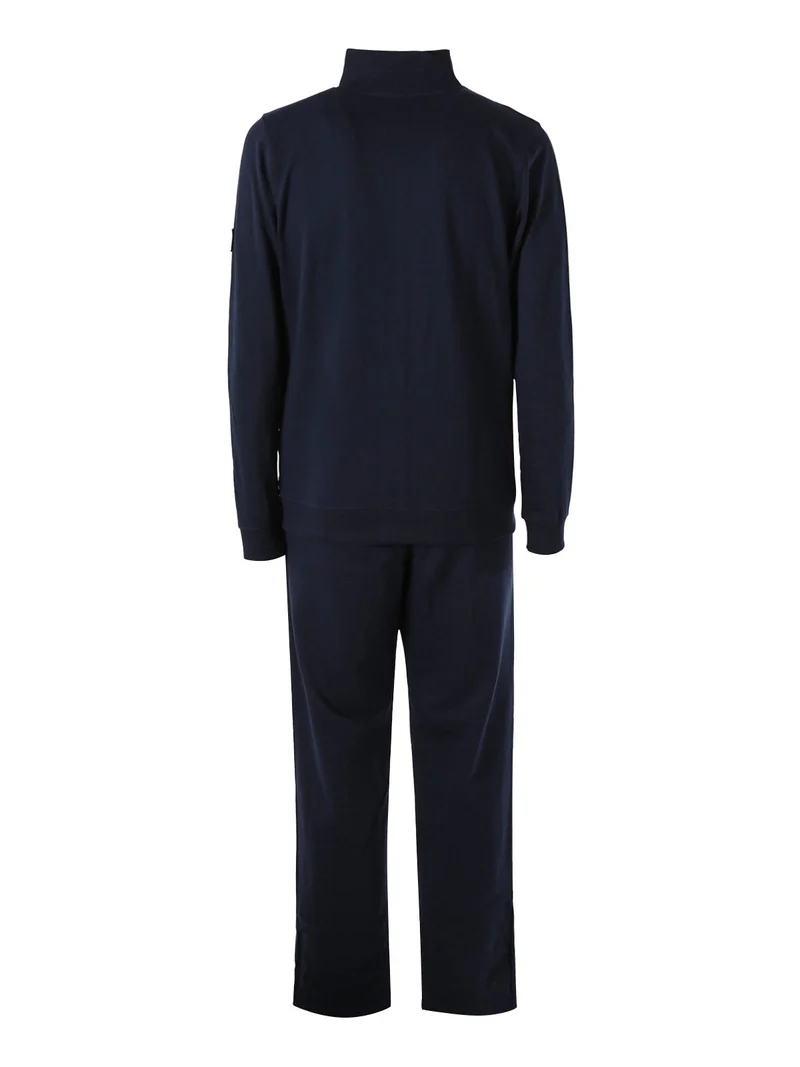 Completo tuta da uomo full zip - blu scuro