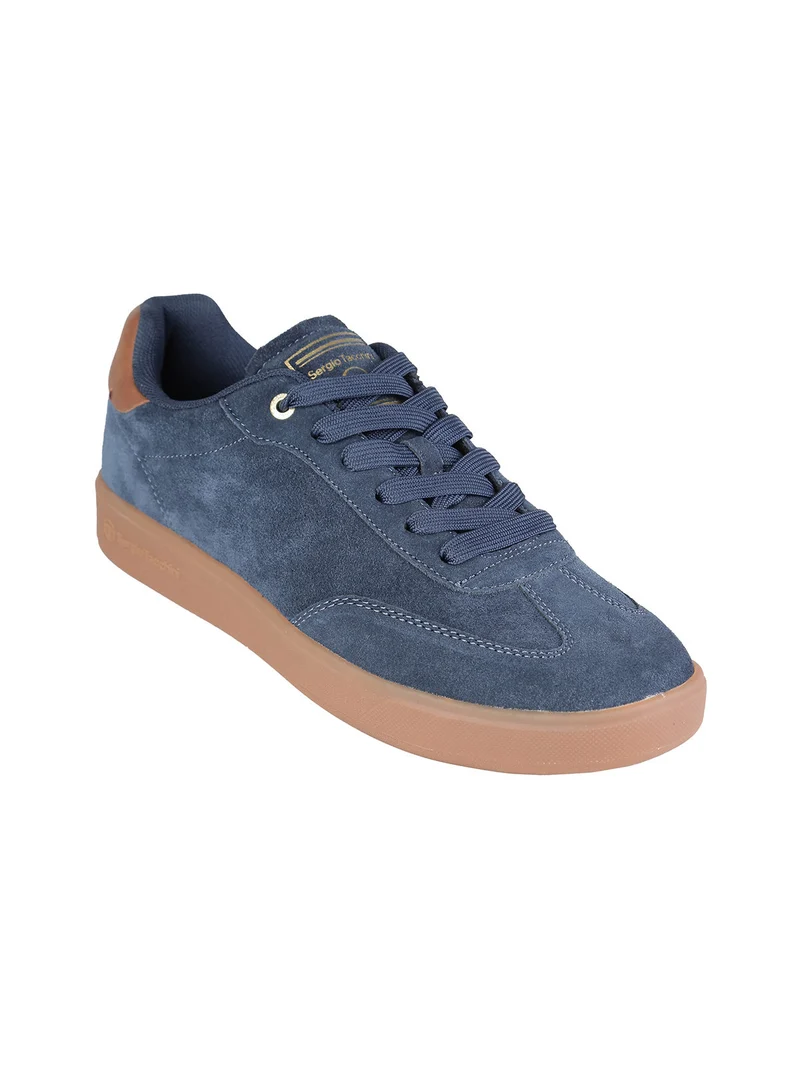 TAORMINA Sneakers in pelle da uomo - blu