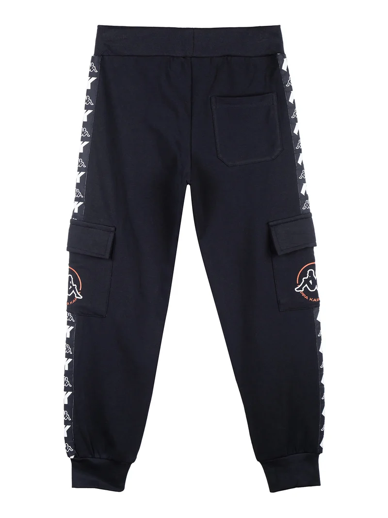 Completo tuta da bambino con cappuccio e zip - blu scuro