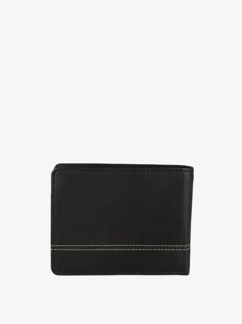 Portafoglio uomo in pelle - nero