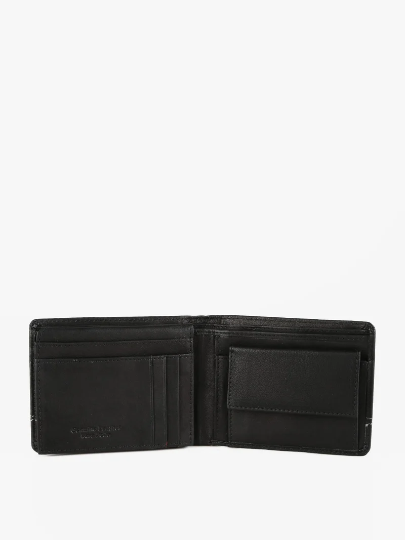 Portafoglio uomo in pelle - nero
