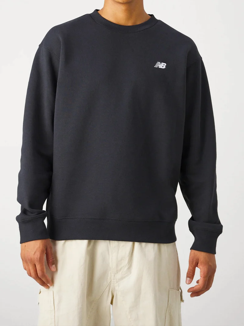 SPORT ESSENTIALS CREW Felpa girocollo da uomo - nero