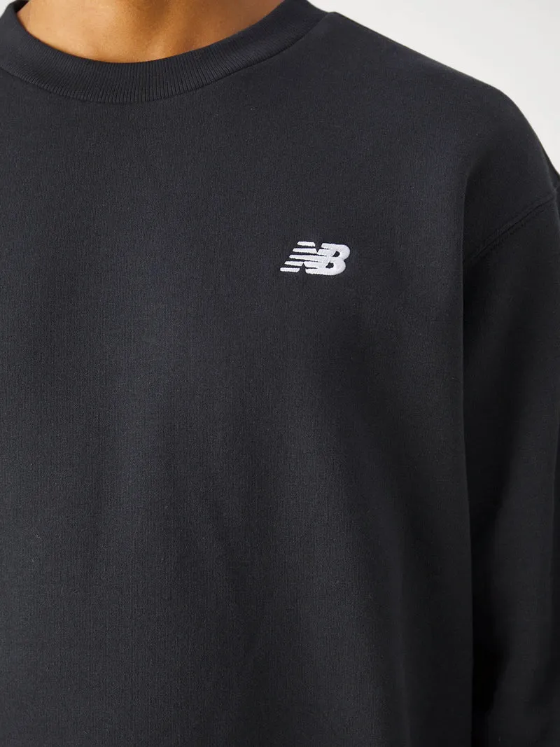 SPORT ESSENTIALS CREW Felpa girocollo da uomo - nero
