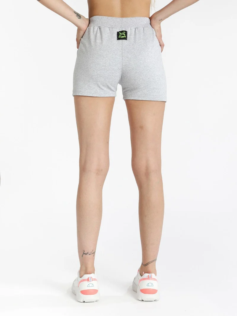 Shorts sportivi con coulisse - grigio