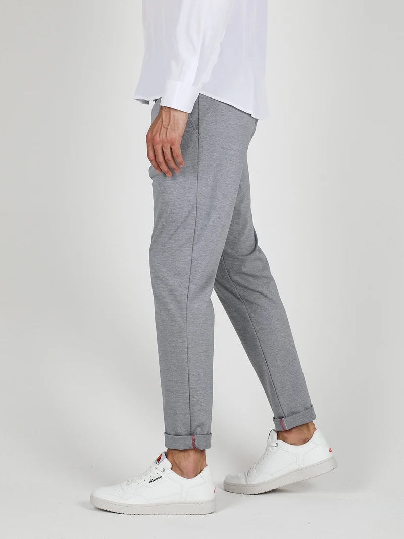Pantaloni casual da uomo - grigio