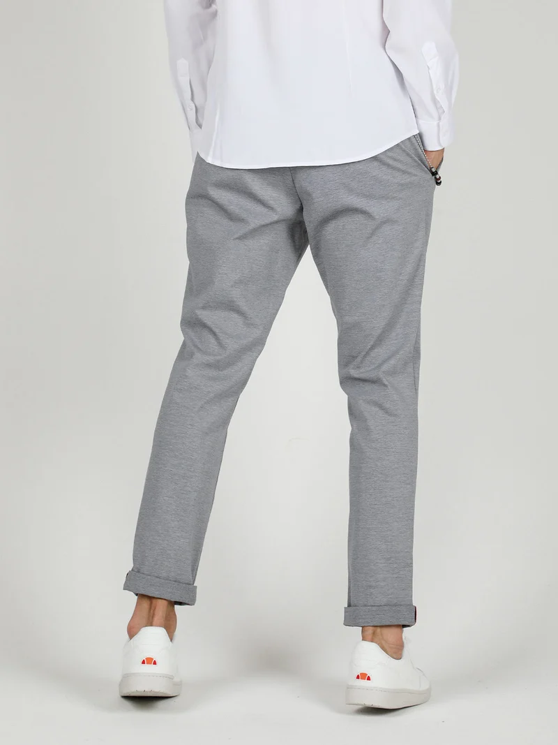 Pantaloni casual da uomo - grigio