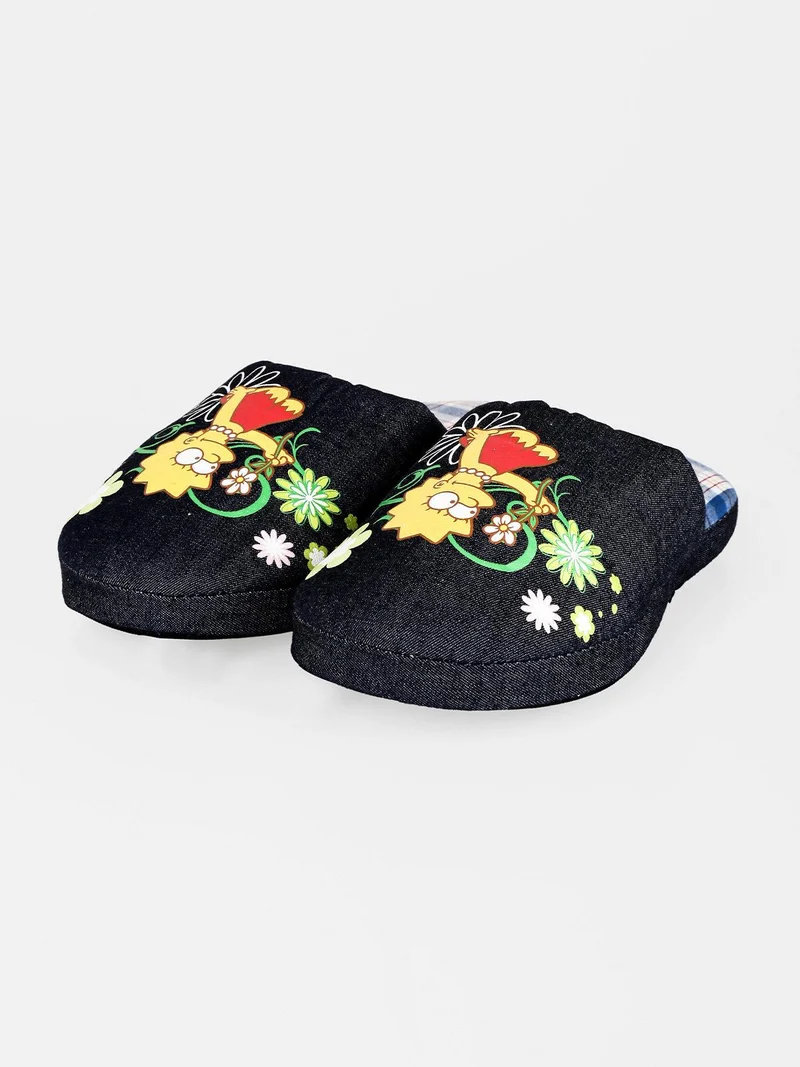 Ciabatte The Simpsons per bambina - blu