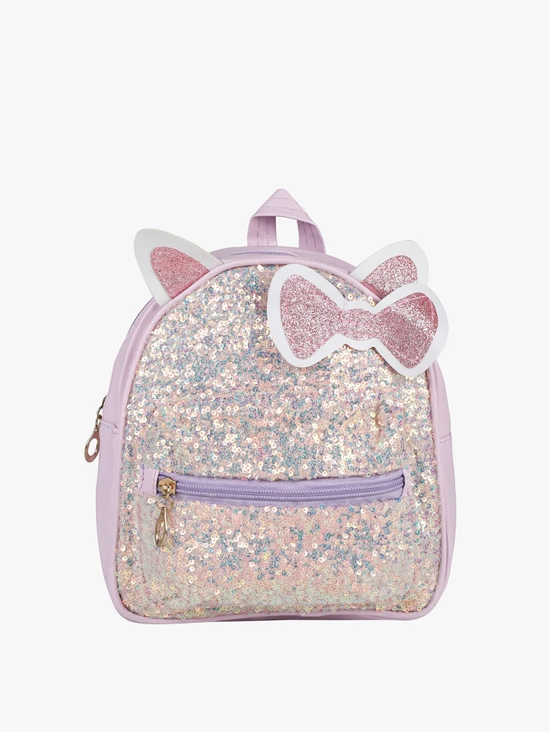 Zainetto da bambina con paillettes - lilla