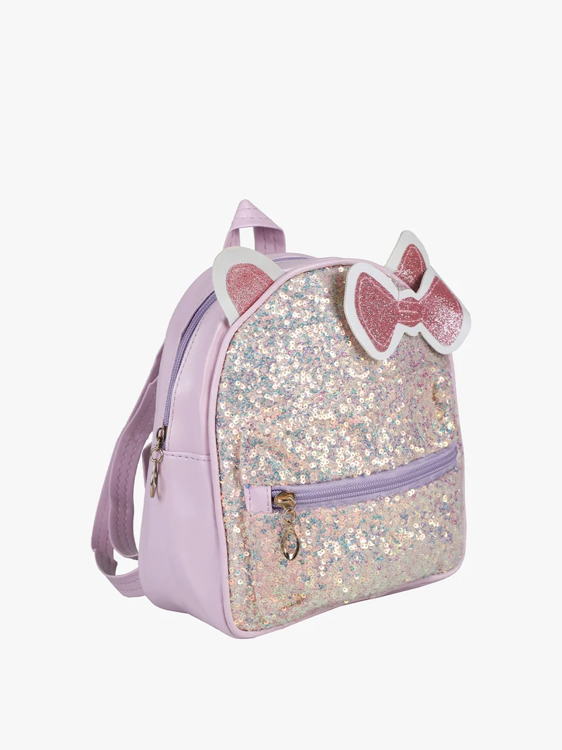 Zainetto da bambina con paillettes - lilla