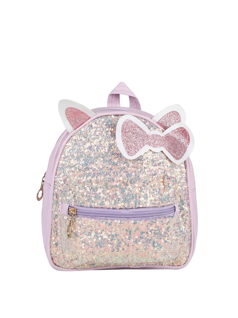 Zainetto da bambina con paillettes - lilla